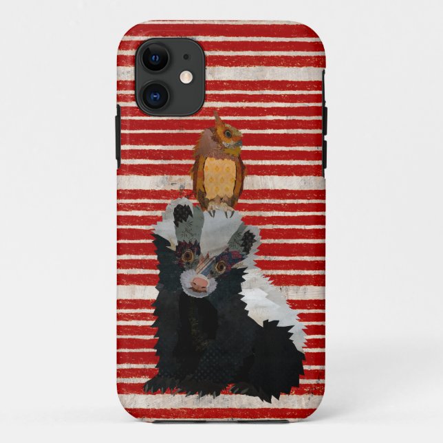 CAPA PARA iPhone 11 SKUNK E OWL (Verso)