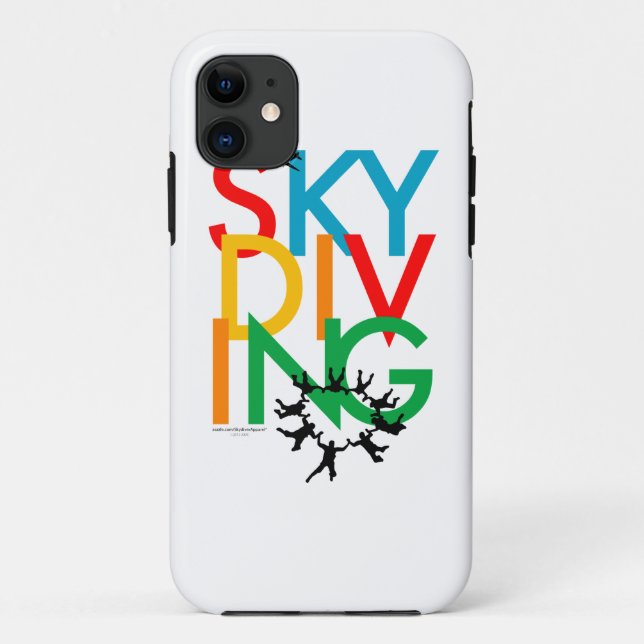 Capa Para iPhone 11 Skydiving (Verso)