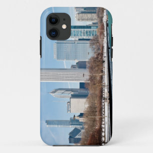 Capa Para iPhone 11 Skyline de Chicago através do Lago Michigan