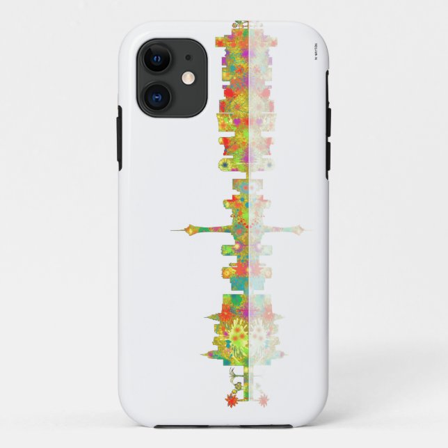 Capa Para iPhone 11 Skyline de Las Vegas (Verso)