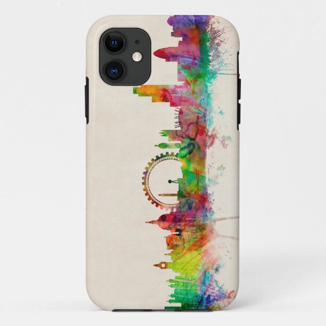 Capa Para iPhone 11 Skyline de Londres Inglaterra (Verso)