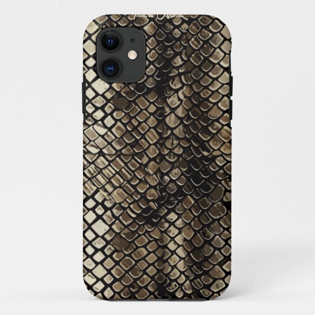Capa Para iPhone 11 Slithering Chic Mug (Verso)