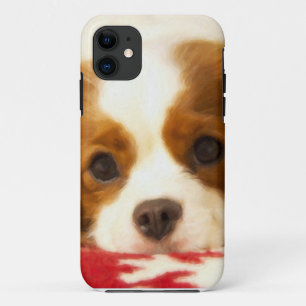 Capa Para iPhone 11 Snowflake Cavalier King Charles Spaniel