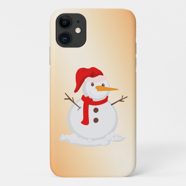 Capa Para iPhone 11 Snowman (Verso)