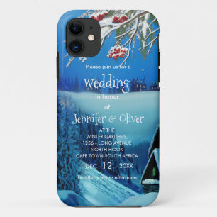 Capa Para iPhone 11 SnowWinter Fantasy All in One Convite de casamento