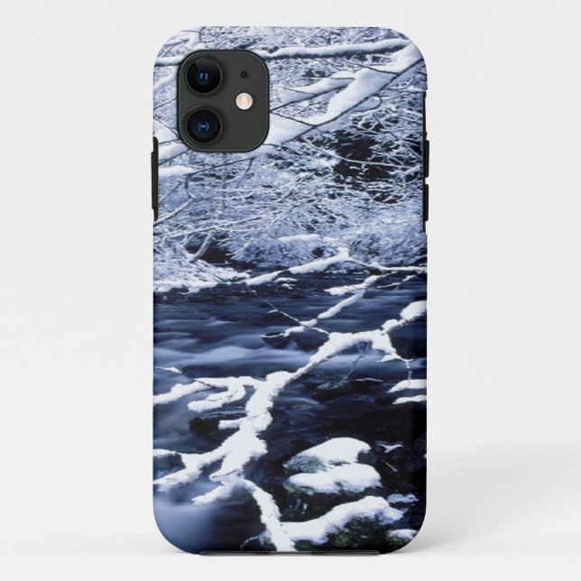 Capa Para iPhone 11 Snowy Stream - (Verso)