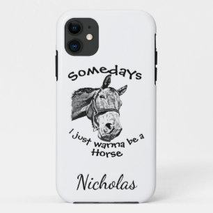 Capa Para iPhone 11 Só quero ser uma citação divertida personalizad