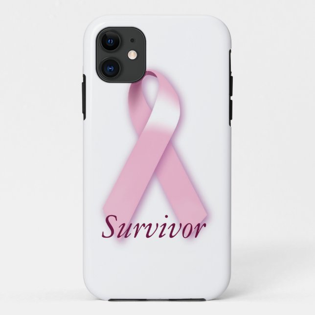 Capa Para iPhone 11 Sobrevivência do Câncer da Mama (Verso)