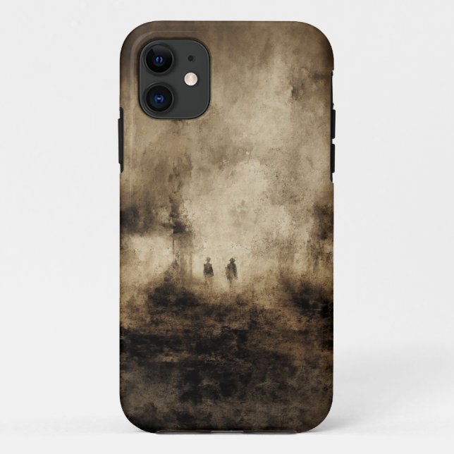 Capa Para iPhone 11 Sobrevivente Solitário Apocalyptic (Verso)