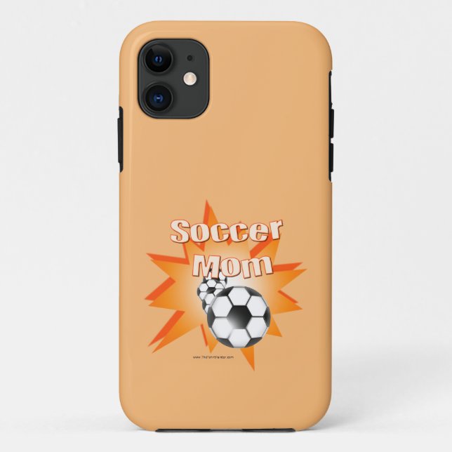Capa Para iPhone 11 Soccer Mãe (Verso)