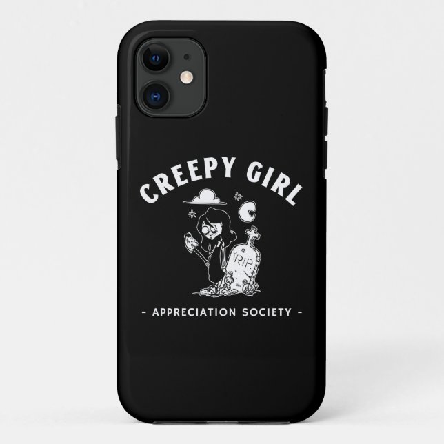 Capa Para iPhone 11 Sociedade de Apreciação das Raparigas Assustadoras (Verso)
