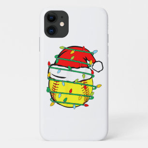 Capa Para iPhone 11 Softbol de Natal