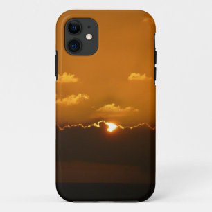 Capa Para iPhone 11 Sol Por Trás Das Nuvens I Via Laranja
