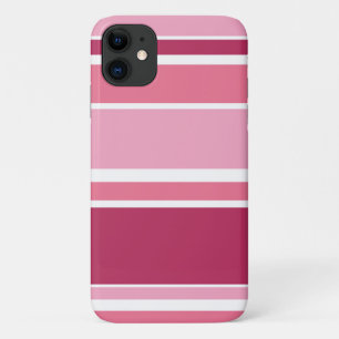 Capa Para iPhone 11 Sombras das faixas cor-de-rosa