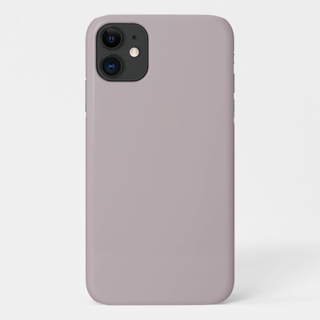 Capa Para iPhone 11 Sombras Pretas (cor sólida) (Verso)