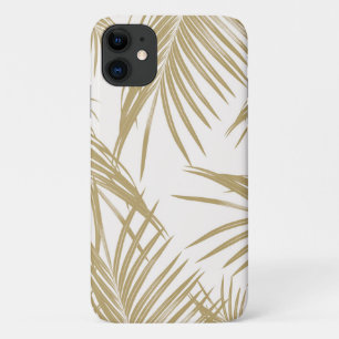 Capa Para iPhone 11 Sonho de Folhas Douradas #1 #tropical