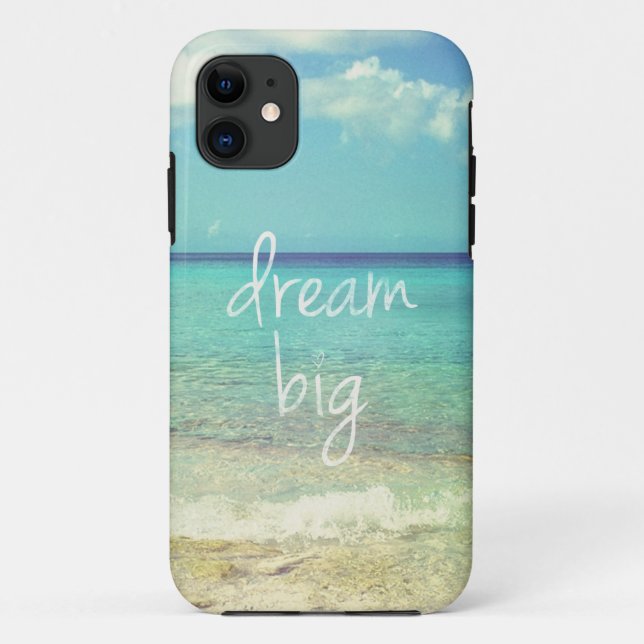 Capa Para iPhone 11 Sonho grande (Verso)