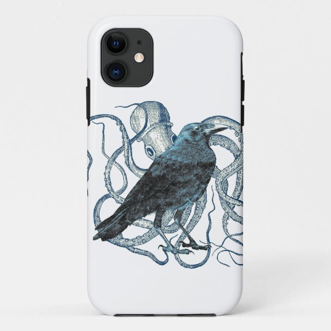 Capa Para iPhone 11 Sonhos Raven Do Octopus (Verso)