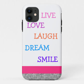 Capa Para iPhone 11 Sorriso vivo do sonho do riso do amor