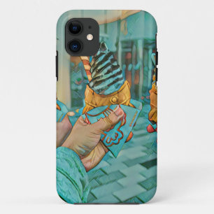 Capa Para iPhone 11 Sorvete de chocolate