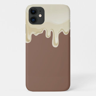 Capa Para iPhone 11 Sorvete de Chocolate Quente