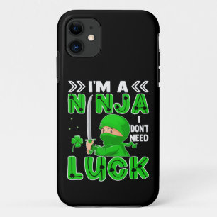 Capa Para iPhone 11 Sou Ninja, não preciso de Rua de sorte.