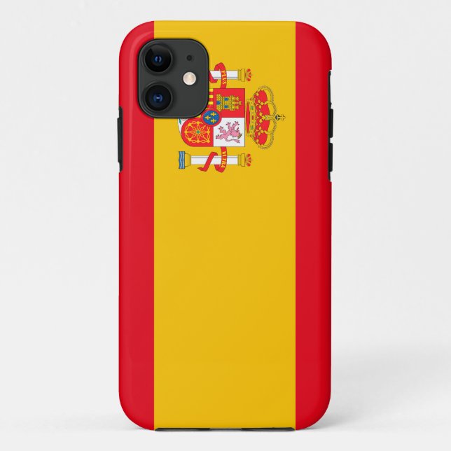 Capa Para iPhone 11 Spanish Flag Cell Phone Case (Verso)