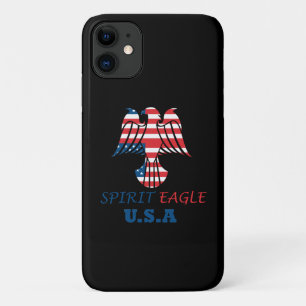 Capa Para iPhone 11 Spirit Eagle, pavilhão dos EUA