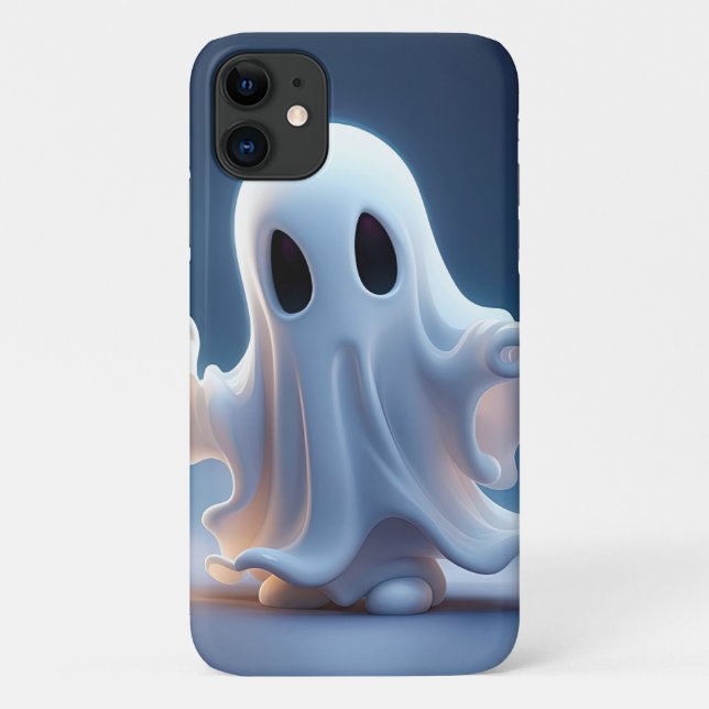 Capa Para iPhone 11 Spooky Ghost (Verso)