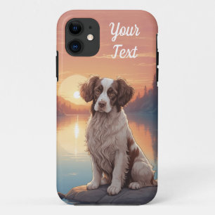 Capa Para iPhone 11 Springer Spaniel junto ao lago