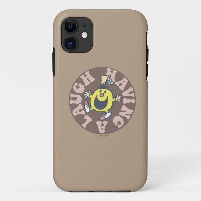 Capa Para iPhone 11 Sr. Funny Rindo (Verso)