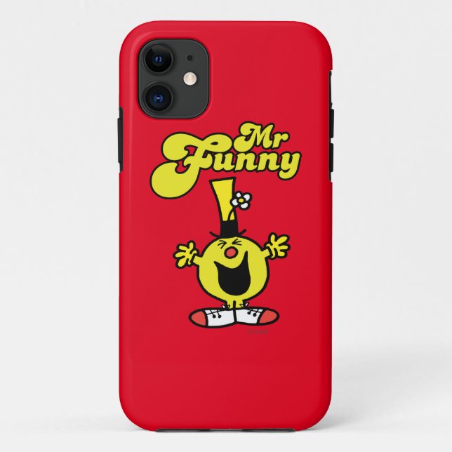 Capa Para iPhone 11 Sr. Funny Rindo Histericamente (Verso)
