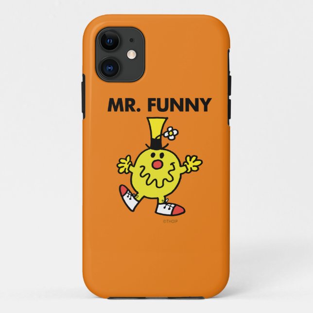 Capa Para iPhone 11 Sr. Funny | Rosto Engraçado (Verso)