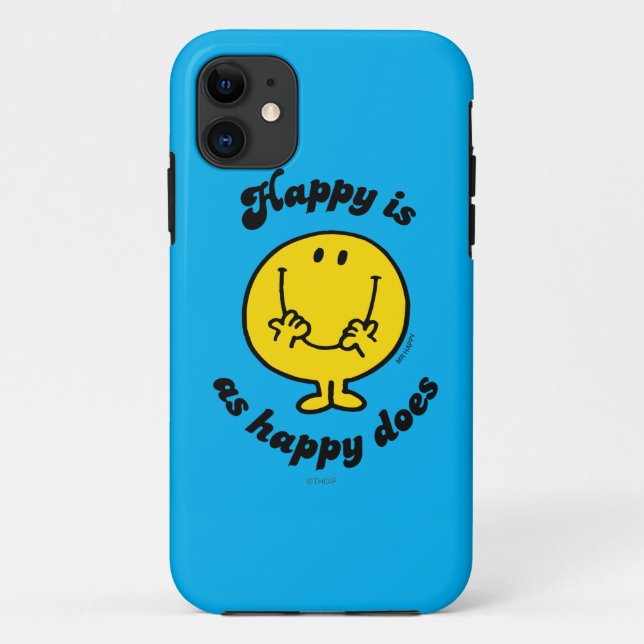 Capa Para iPhone 11 Sr. Happy | Feliz É Tão Feliz (Verso)