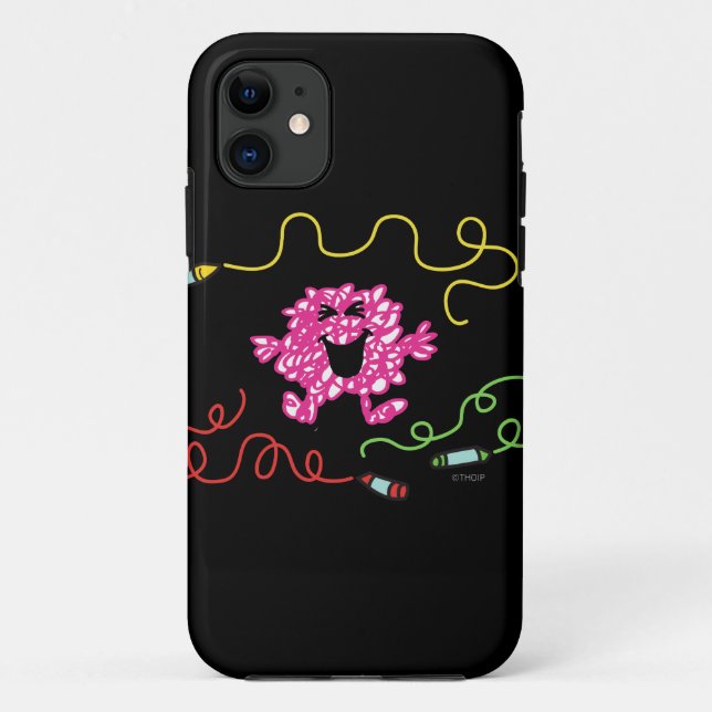 Capa Para iPhone 11 Sr. Messy Brincando Com Crayons (Verso)
