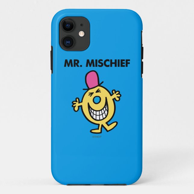 Capa Para iPhone 11 Sr. Prejuízo | que sorriem alegre (Verso)