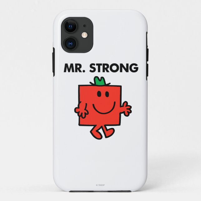 Capa Para iPhone 11 Sr. Strong Waving Hello (Verso)