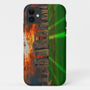 Capa Para iPhone 11 Stonehenge Celtic Standstone Stones na Grã-Bretanh