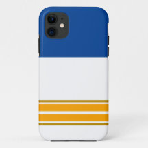 Stripes de Corrida Inferior Amarelo Amarelo Branco
