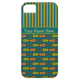 Capa Para iPhone 11 Stripes e padrão tribal no caso do Teal iPhone 5