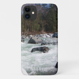 Capa Para iPhone 11 Sua Própria Foto Whitewater Personalizada Vertica