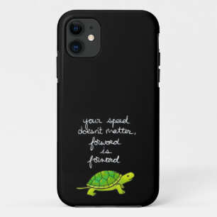 Capa Para iPhone 11 Sua velocidade não importa para a frente é para a