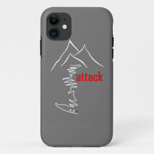 Capa Para iPhone 11 Subida de Ciclismo, Ataque