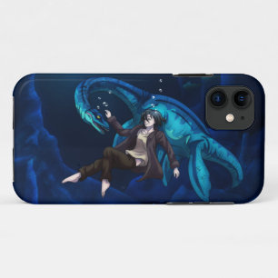 Capa Para iPhone 11 Submarino com Plesiossauro