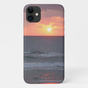 Capa Para iPhone 11 Sunrise na praia