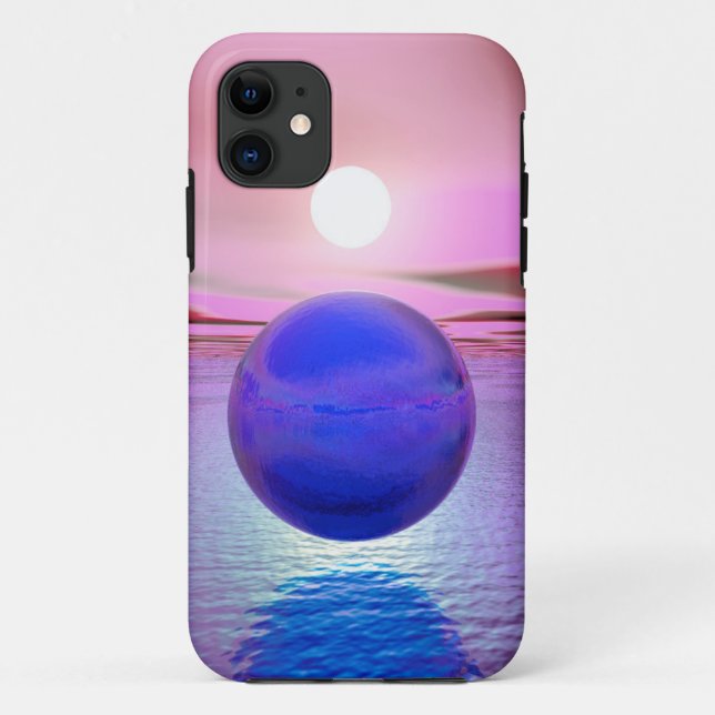 Capa Para iPhone 11 Sunset Azul (Verso)
