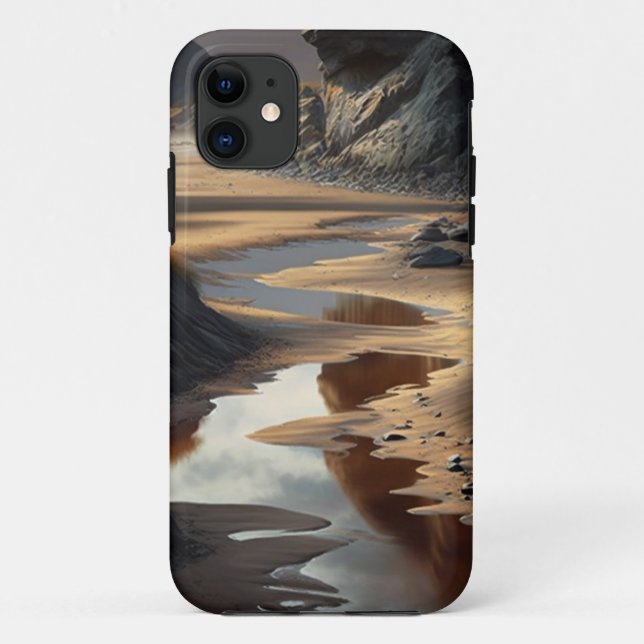 Capa Para iPhone 11 Sunset Shore (Verso)