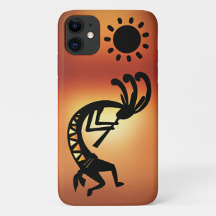 Capa Para iPhone 11 Sunset Southwest Kokopelli