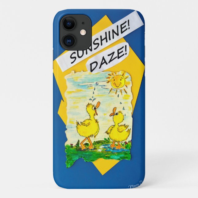 Capa Para iPhone 11 "Sunshine Daze" iPhone 11 Cell Case (Verso)