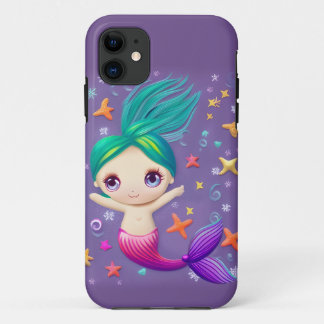 Capa Para iPhone 11 Super Bonita Sereia De Bebê
